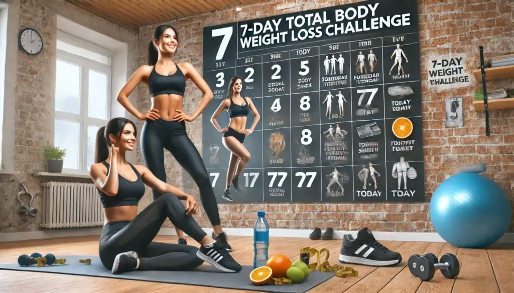 7-Day Total Body Weight Loss Challenge to Jumpstart Your Fitness